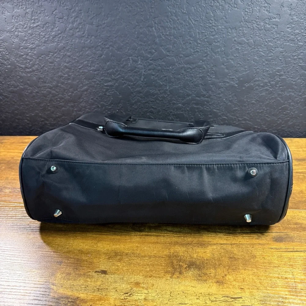 Kenneth Cole‎ Reaction Black Nylon Laptop Briefcase Bag Large Mens Womens